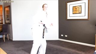 KarateTrampleFemdomGirls - Tamar - Black Belt Tamar Defeats Peter