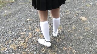 Schoolgirl White Knee Socks AND ANKLE CUFFS / SHACKLES Handcuffs