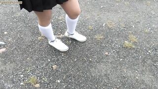 Schoolgirl White Knee Socks AND ANKLE CUFFS / SHACKLES Handcuffs