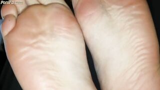 Getting Stomped POV - Smelly Foot and Sock Smother