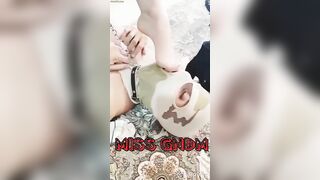 MISS GNDM: foot worship for Iranian mistress and spitting humiliation