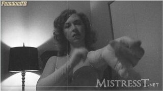 Mistress T - Vintage_Glove_Handjob