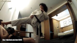 taekwondo kicks foot fetish