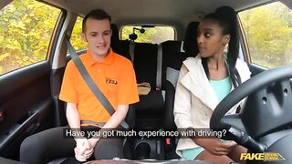 FakeDrivingSchool presents Asia Rae - Ebony Learner Gets Stuck In The Seat – 02.04.2021