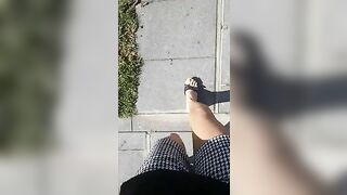 spanishstarx 28-09-2017 Walking with my wood mules POV VIEW