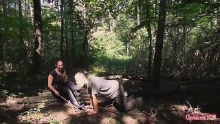 Goddess Zia - The enslaved woodsman- Lick my muddy riding boots