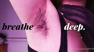 Heather Heaven - Breathe Deep - Hairy Armpit Worship