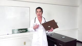 Sammi Starfish Doctor Relieves Massive Semen Backup