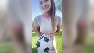 Skylar Mae - Outdoor Soccer Anal Fuck