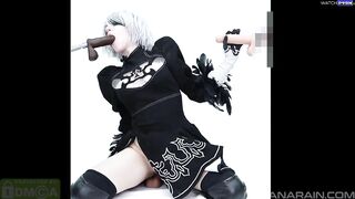 Lana Rain - 2B Uses Her Body To Rescue