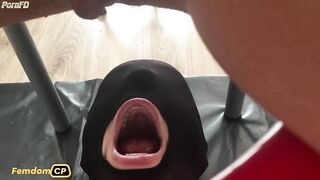 Mistress Anna - Full mouth with creamy shit