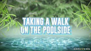 Victoria June - Taking a Walk on the Poolside - BigButtsLikeItBig