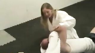 MMA Femdom Beatdown + Ground and Pound