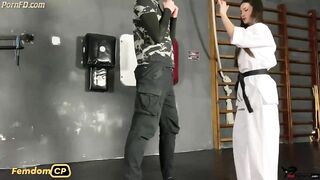 karate sonya slave beating