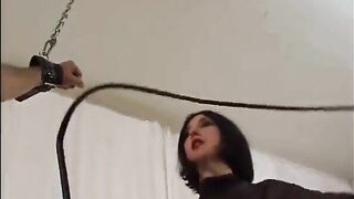 Mistress with Black whipping