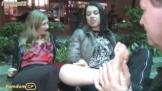 Femdom - MS. Bijou Steal - Pubic Foot Humiliation