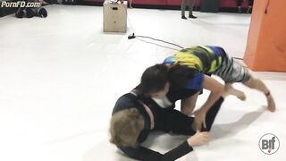 double arm trap rear naked choke