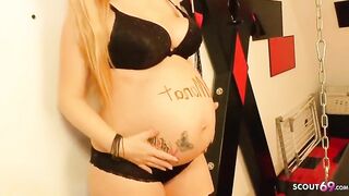 SCOUT69 - 9 Month Pregnant German Teen at Creampie Gangbang