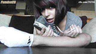 AnaisJolie - Cum While You Smell My Stinky Socks