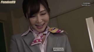 MANE-016 - Full M Maleizing Flight Life Beautiful Being Trained By Stewardess