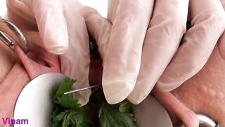 STIM99 - Nettles in Peehole and Pussy