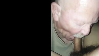 Daddy bear sucking mexican cock