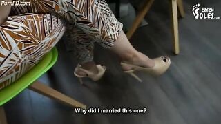 Czech Soles - Bossy wife dominates her weak husband