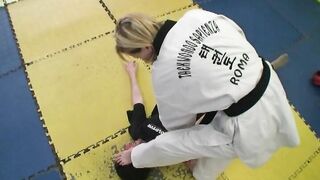 Taekwondo foot domination