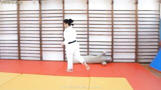 Ina Black Judo Sparring