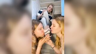 Lesbian Foot worship 3