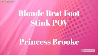 FFS - Blonde Brat Foot Stink