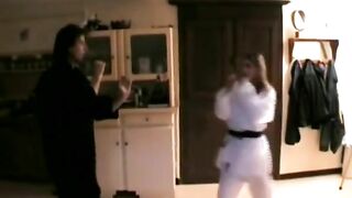 karate young girl