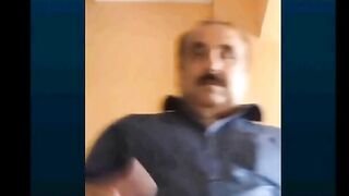 turkish grandpa shows his beautiful cock and balls 2