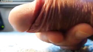 soft cock and foreskin fun 6