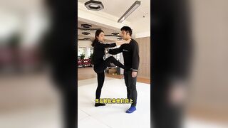 Asian self defense martial arts throw