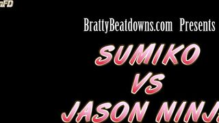 BrattyBeatdowns - Sumiko Vs Jason Ninja