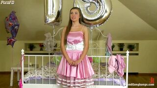 BoundGangBangs - Roxy Bell - Happy 18th Birthday Roxy Bell