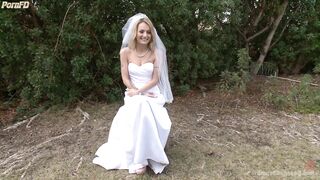 HardcoreGangBang - Natasha Starr - Filthy Whore in White Defiled on her Wedding Night