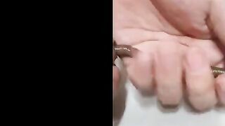 10 earthworms in cock