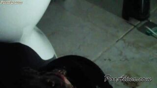 PooAlina - Dirty Alina Pooping in Mouth