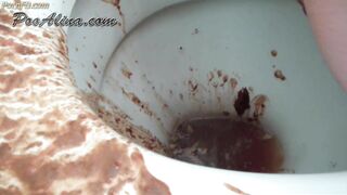 PooAlina - Smelly explosive diarrhea from Alina in the morning