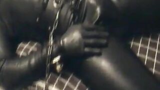 Rubberboy in Bondage for the night