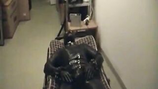 Rubberboy in Bondage for the night