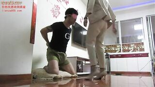 Chinese femdom ballbusting-02