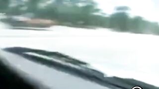 Masturbating Naked While Driving