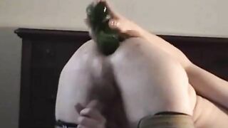 Me fucking a bottle and cumming 2