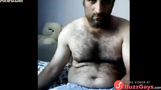 Masturbating Turkey-Turkish Natural Bear Volkan 2