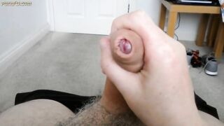 foreskin wank and cum 2