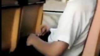 caught jerking off in the bus