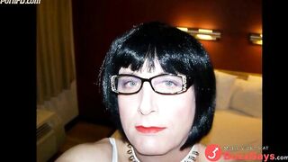 Crossdresser Amber Sucks Craigslist Stranger Cock 2